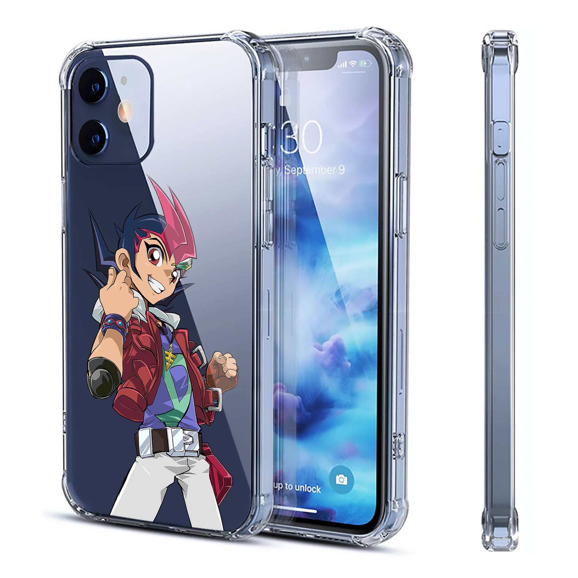 （画像用） 遊☆戯☆王 Yu-Gi-Oh! 【iPhone 12シリーズ対応】透明スマホケース（クリアソフトケース）
